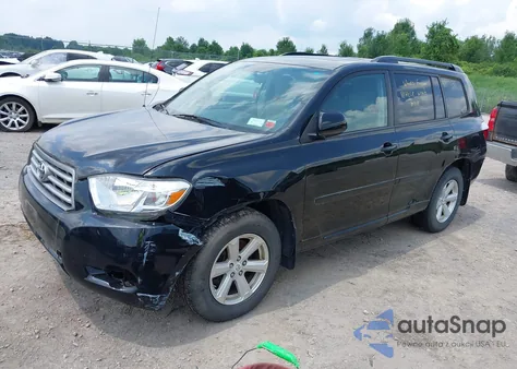 2010 Toyota Highlander Base V6 из США, поврежденный, VIN 5TDBK3EH4AS037988